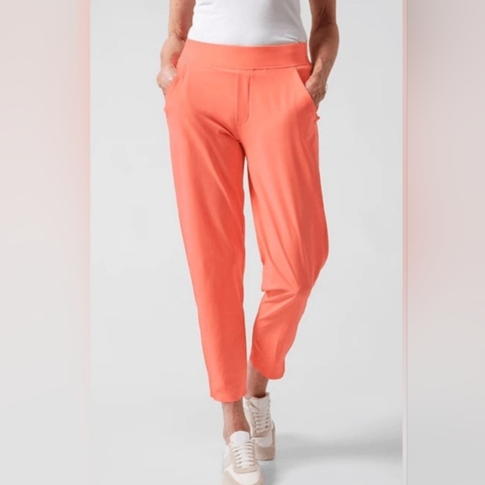 Athleta Brooklyn Ankle Pants - Sunsrt Glow